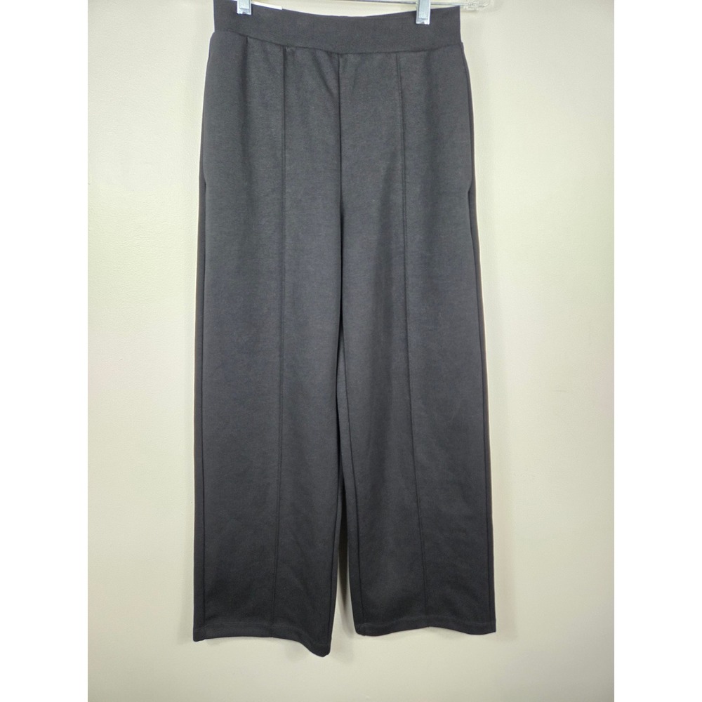 Uniqlo C Clare Waight Keller Black Sweat Straight Pants XS 483285 Pintuck Seam